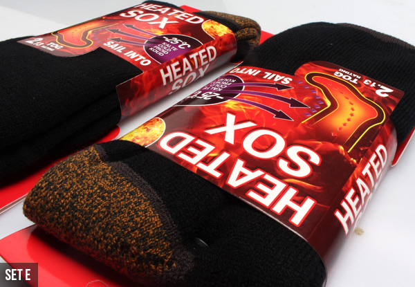 Two Pairs of Thermo Fleece Sox - Five Options Available with Free Metro Delivery