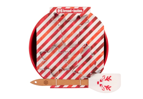 Bread & Butter Electroplate Christmas Mini Mix Bowl Set - Four Styles Available - Elsewhere Pricing $51.99