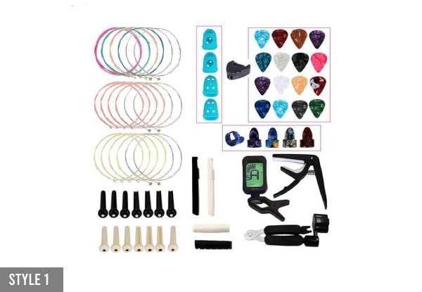Big Guitar Accessories Set Beginner Tools - Two Styles Available