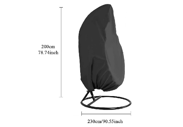Patio Hanging Egg Swing Chair Cover - Available in Three Colours