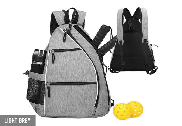 Pickleball Sports Backpack - Available in Four Colours & Option for Two