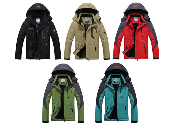 Men's Waterproof & Windproof Padded Jacket - Five Colours Available