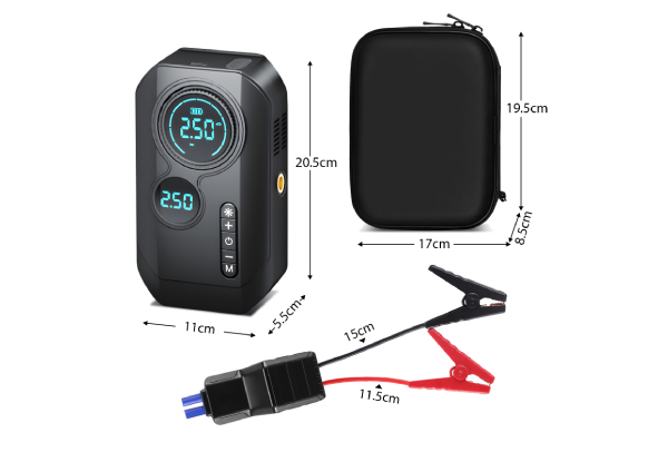 Four-in-One Car Jump Starter Pack