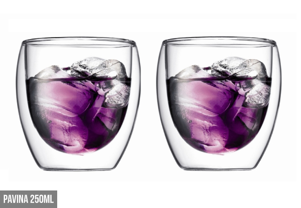 Bodum Double-Wall Glass Range - Seven Options Available
