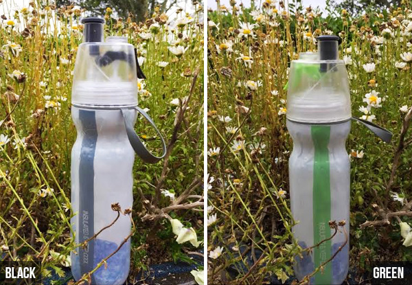 Mist N' Sip Drinking Bottle - Four Colours Available