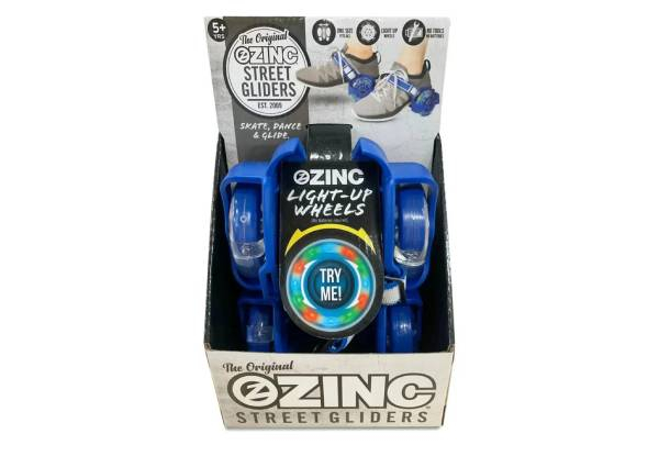 Zinc Street LED Skate Gliders with ABEC 5 Bearings - Blue