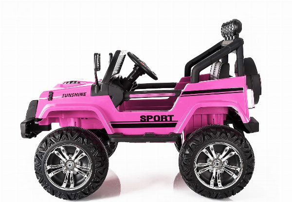 Kids Ride-On Jeep with Built-in Music - Two Colours Available