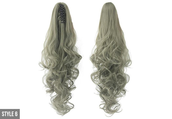 Clip-in Ponytail Hair Extensions - Nine Styles Available with Free Delivery