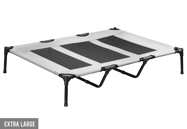Portable Dog Bed Elevated Trampoline - Two Colours Available & Two Sizes Available