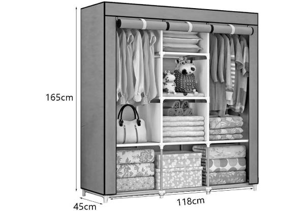 Portable Wardrobe Closet Organiser