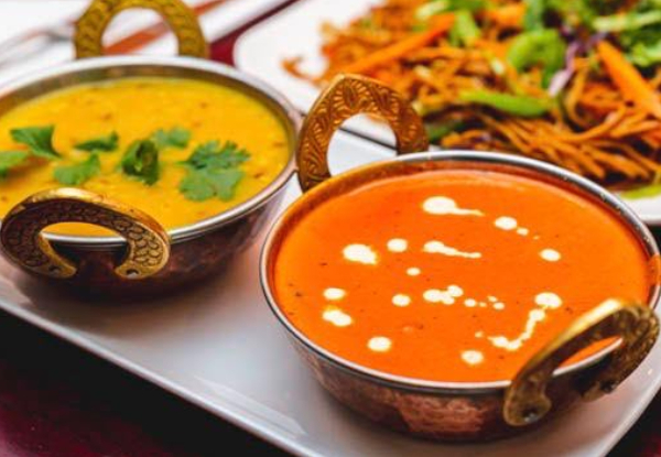 Indian Meal Combo incl. Any Curry, Rice, Naan, Pappadom Gulab Jamun & Mango Lassi - Option for Combo with a Can of Beer - Valid for Dine-In or Takeaway
