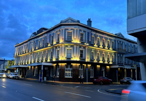 One-Night Central Wellington Stay for Two in a Super King Room incl. Late Check-Out, WIFI and $50 Food & Beverage Voucher - Option for Two-Night Stay with $100 Food & Beverage Voucher - Valid till the 31st of May, 2025