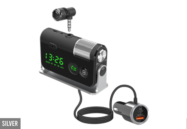 Hands-Free Car Bluetooth MP3 Player & Radio Transmitter - Two Colours Available
