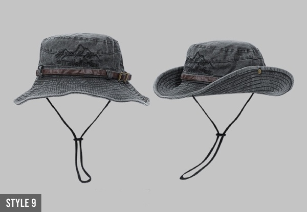 Tourist Fisherman Hat - Nine Styles Available