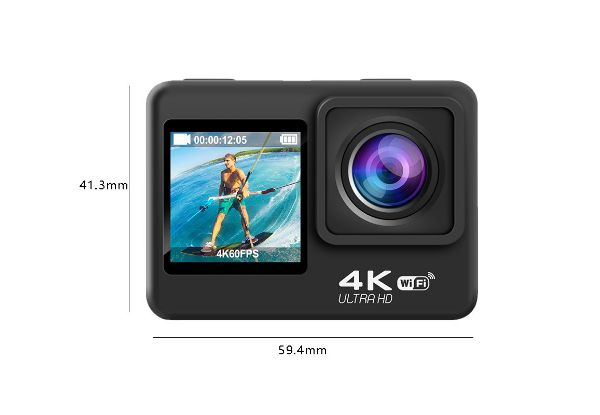 4K Water-resistant WiFi Action Camera