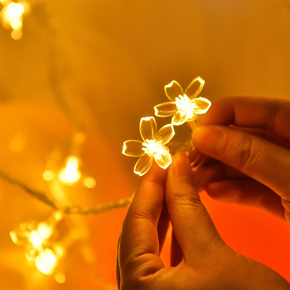 Solar Cherry Blossom Fairy String Light - Available in Three Colours & Three Sizes