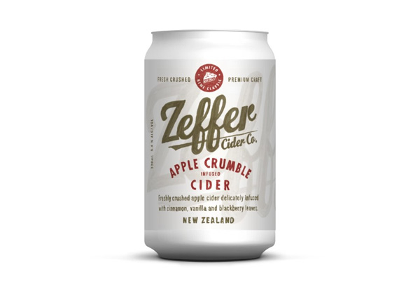12-Pack of Mixed Zeffer Cider 330ml Cans incl. Apple Crumble & Crisp Apple - Options for Two or Three 12 Packs