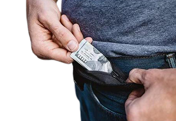 Travel Money Waist Belt - Available in Three Colours & Option for Two-Pack