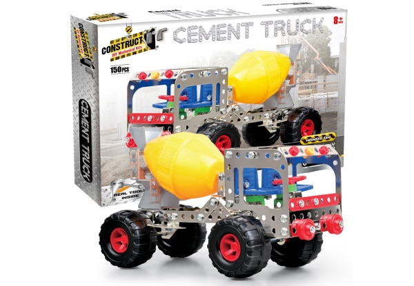 150-Piece Construct-It Cement Truck