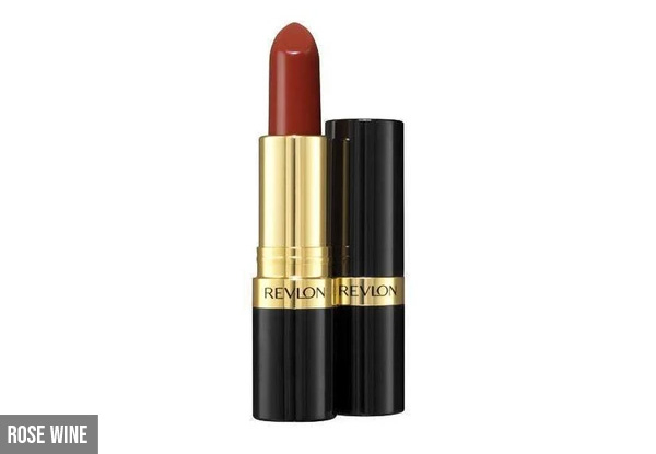 Revlon Super Lustrous Lipstick Range - Seven Colours Available