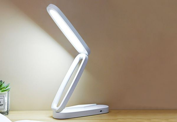 Foldable Desk LED Lamp - Available in Two Colours & Option for Two-Pack