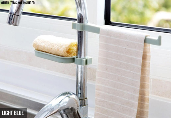 Soap & Towel Faucet Holder -  Option for Two & Two Colours Available with Free Delivery