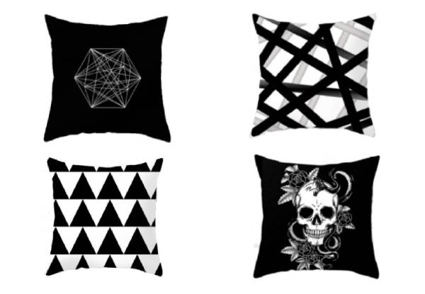 Two-Pack Geo Print Cushion Cover - Sixteen Styles Available with Free Delivery