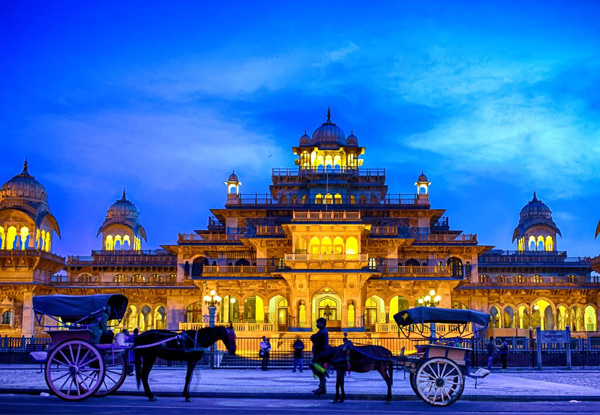 11-Day Per-Person, Twin-Share Luxury Tour of India incl. Five-Star Accommodation, Breakfast, Domestic Flights, Boat & Jeep Ride