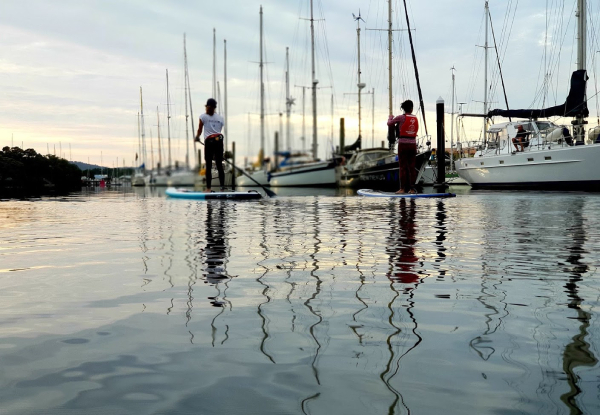 One-Hour Land Paddling for One Person - Options for One-Hour Flat Water SUP Lesson & for Two People
