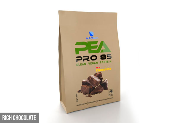 1kg of PEAPRO-85 Clean Vegan Protein - Three Flavours with Free Metro Shipping