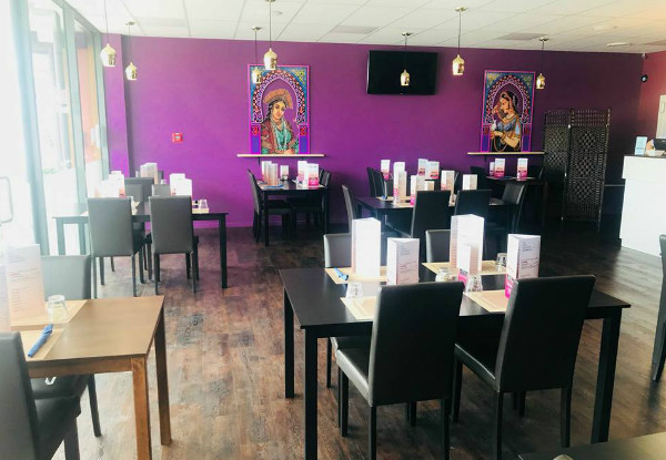 Indian Dining Experience for Two People incl. Two Curries, Rice, Starter of Samosas or Bhajis & One Naan - Options for up to Six People