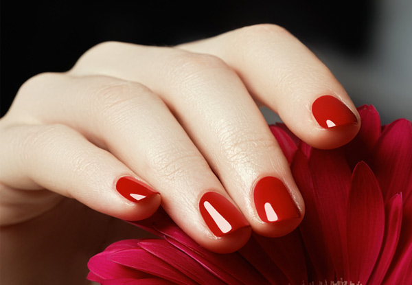 Gel Polish Manicure or Pedicure with Options for Glitter Finish & to incl. Nail Art