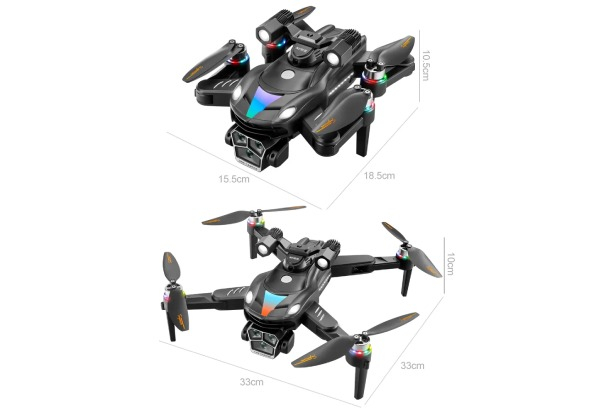 8K Dual Camera Drone with RGB LED Light