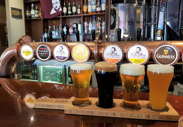 Guided Historic Brewery Tour and Premium Craft Beer Tasting in NZ's Oldest Microbrewery Pub incl. Delicious Bar Food Snacks - Options for Up To Four People