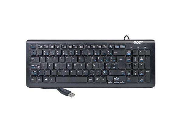 Acer USB Wired Multimedia Slim Keyboard