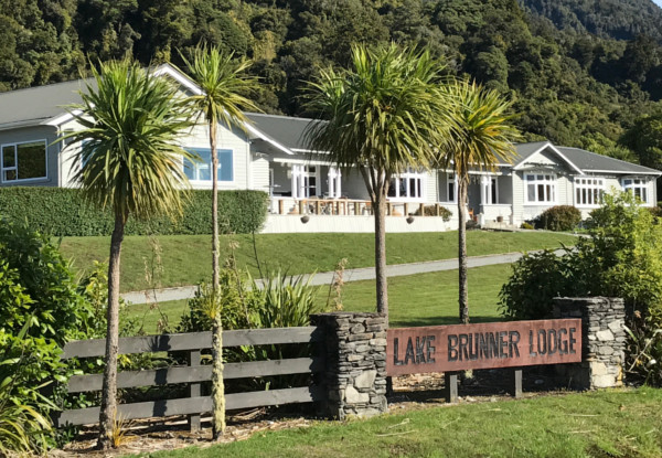 One or Two-Night Stay at Lake Brunner Lodge incl. Cooked Breakfast One Morning & $50 Dining Voucher Towards Dinner One Night