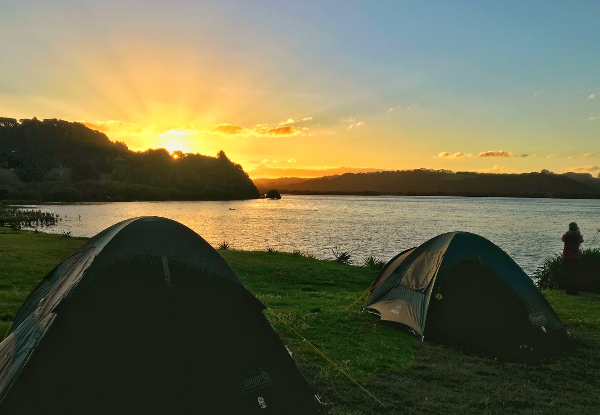 Three-Night Bay of Islands Getaway for One Person incl. All Transport, Guides, Camping Accommodation, Breakfast, Dinner & More