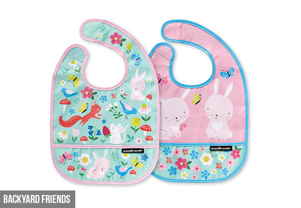 Two-Pack of Crocodile CreekBibs - Four Styles Available with Free Delivery
