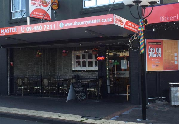 Curry, Rice & Naan for Two incl. One Onion Bhaji to Share