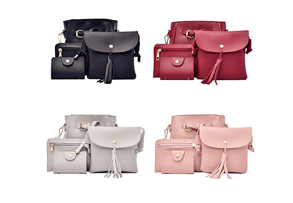 Four-Piece Handbag Set - Four Colours Available