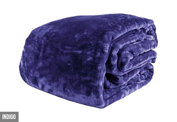 $99 for a Paxton & Wiggin Classic Mink Blanket — Four Colours Available