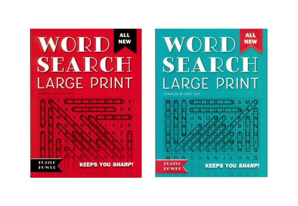 Two-Pack Wordsearch Puzzle Books