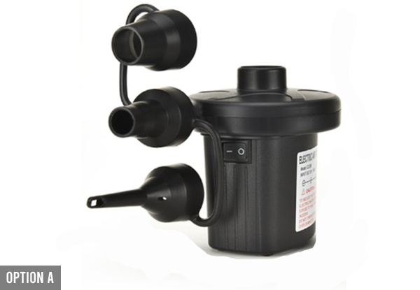 Electric Air Pump Range - Three Options Available