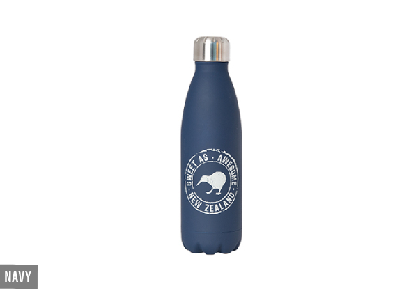500ml Stainless Steel Kiwiana Drink Bottle - Five Styles Available