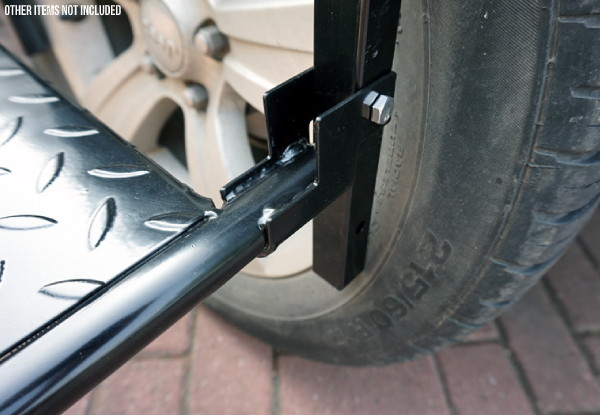 Durable Steel Tyre-Mounted Wheel Step - Option for Two