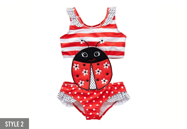 One-Piece Cartoon Swimsuit - Available in Six Styles & Seven Options