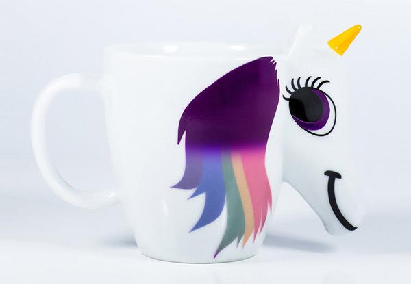 Ceramic Colour-Changing Unicorn Mug with Free Delivery