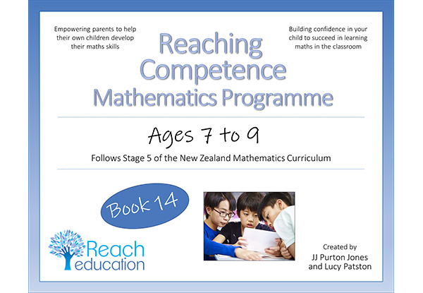 Reaching Competence Mathematics Programme Book - 14 Options Available from Age Four up to Nine Years (Additional  Charges Apply)