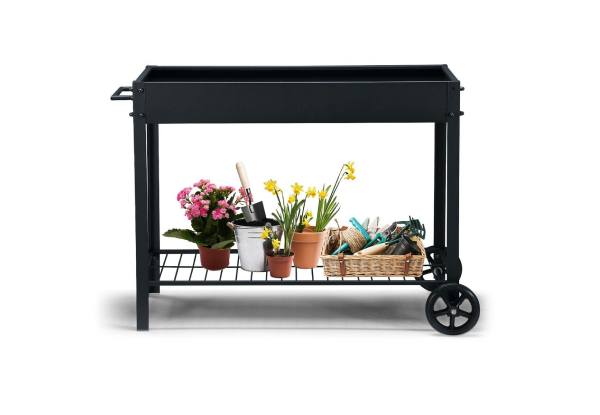 Raised Garden Bed Planter Box with Wheels