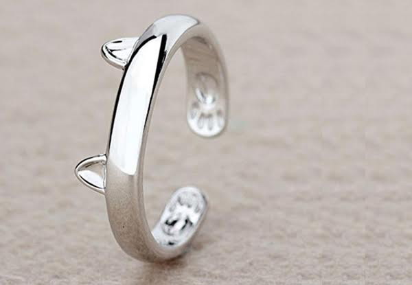 Adjustable Cat-Ear Ring with Free Delivery